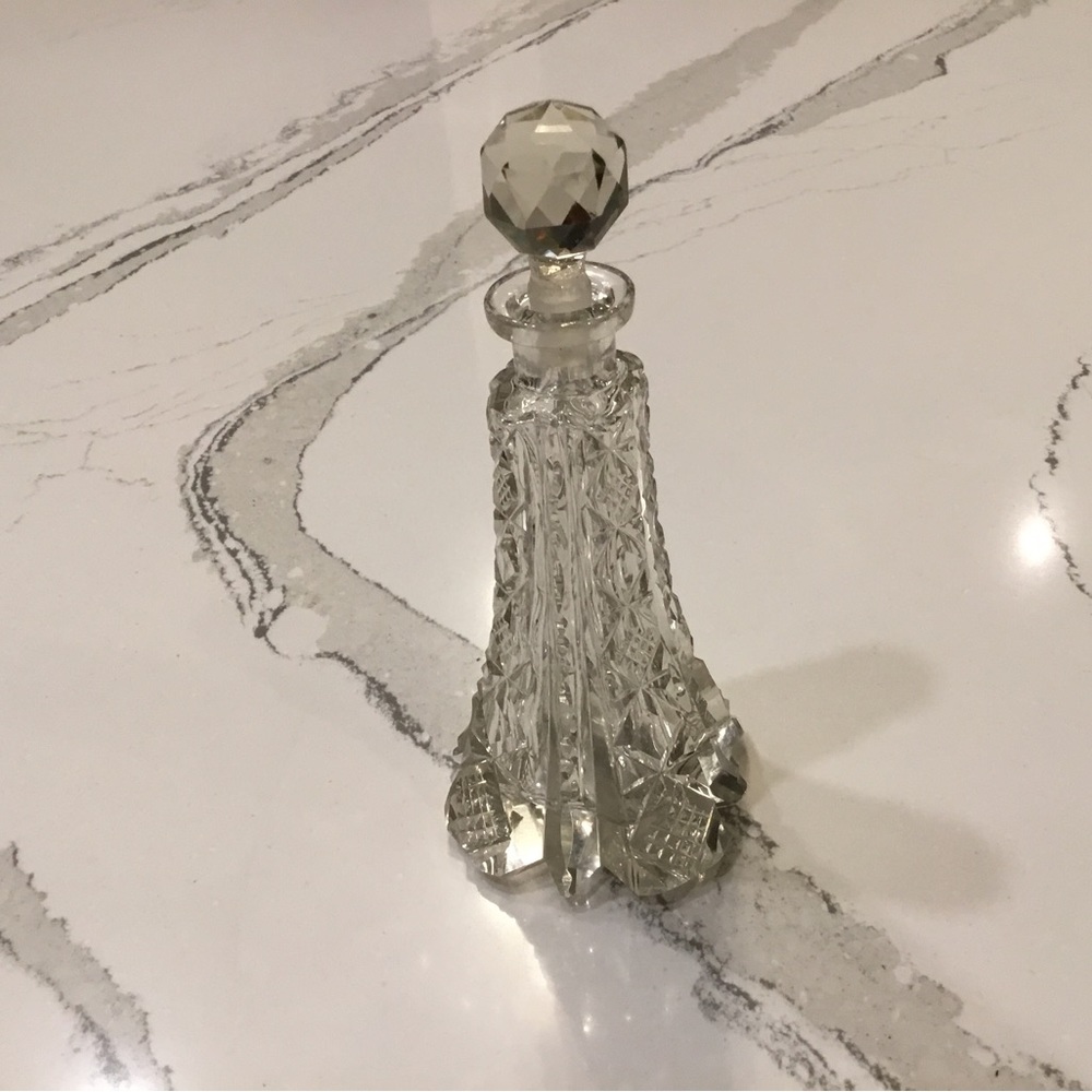 Vintage European Crystals Bottle - Picture 2 of 10